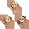Elegant Kimseng Women's Quartz Watch With Swan Pendant Stylish Design And Unique Colors