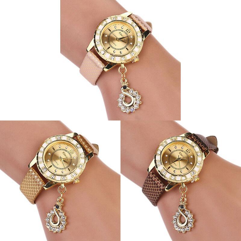 Elegant Kimseng Women's Quartz Watch With Swan Pendant Stylish Design And Unique Colors