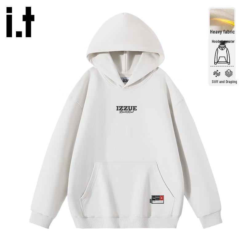 Izzue IT Men's American Streetwear Hooded Sweatshirt