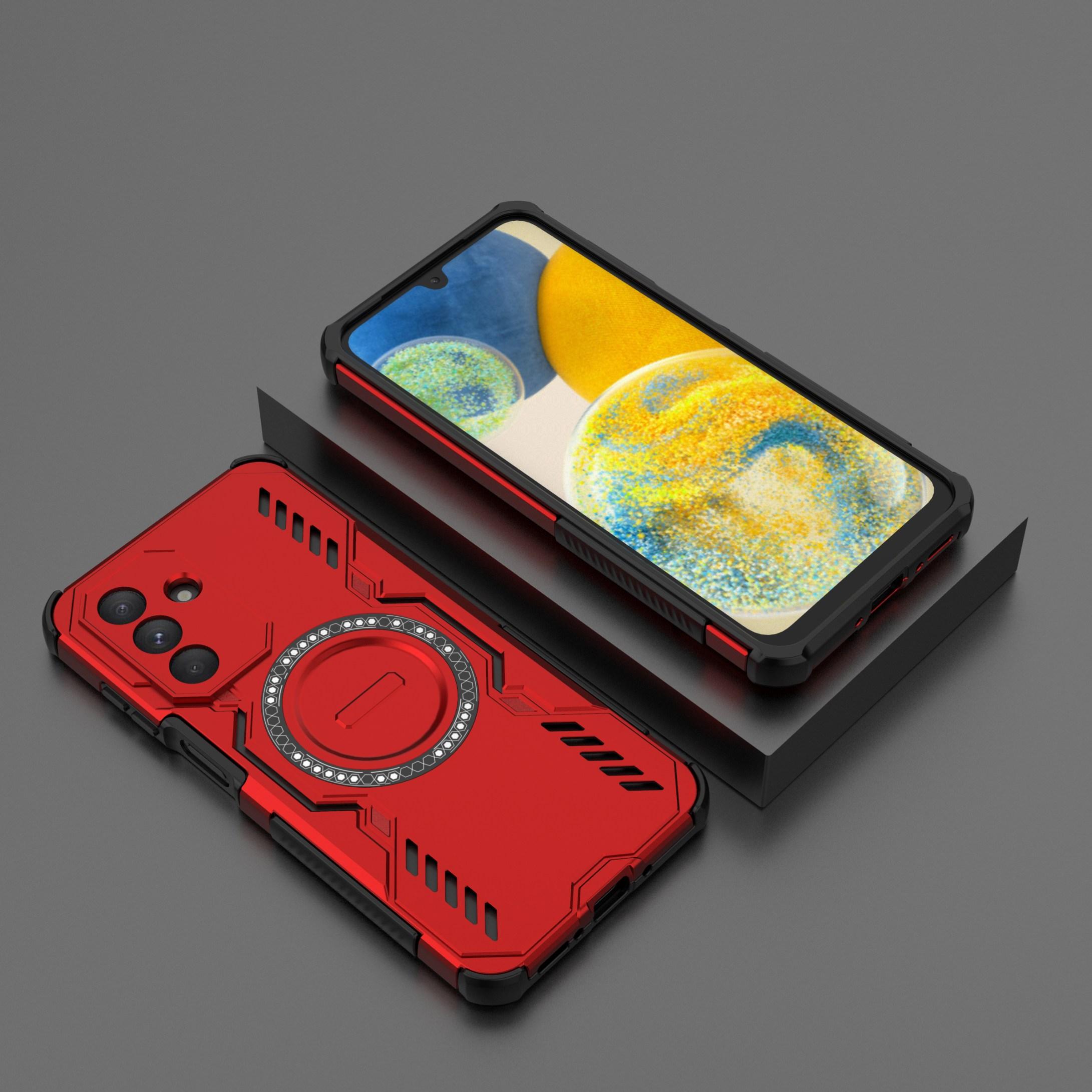 

For Samsung Galaxy A16 5G Case Magnetic attraction Phone Armor Bumper For Samsung A16 A26 Heat dissipation Cover For Galaxy A16 Galaxy A16 5G красный