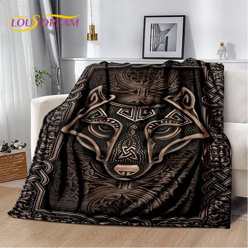 Viking Norse Mythology God Loki Soft Plush Blanket,Flannel Blanket Throw Blanket for Living Room Bedroom Bed Sofa Office Cover