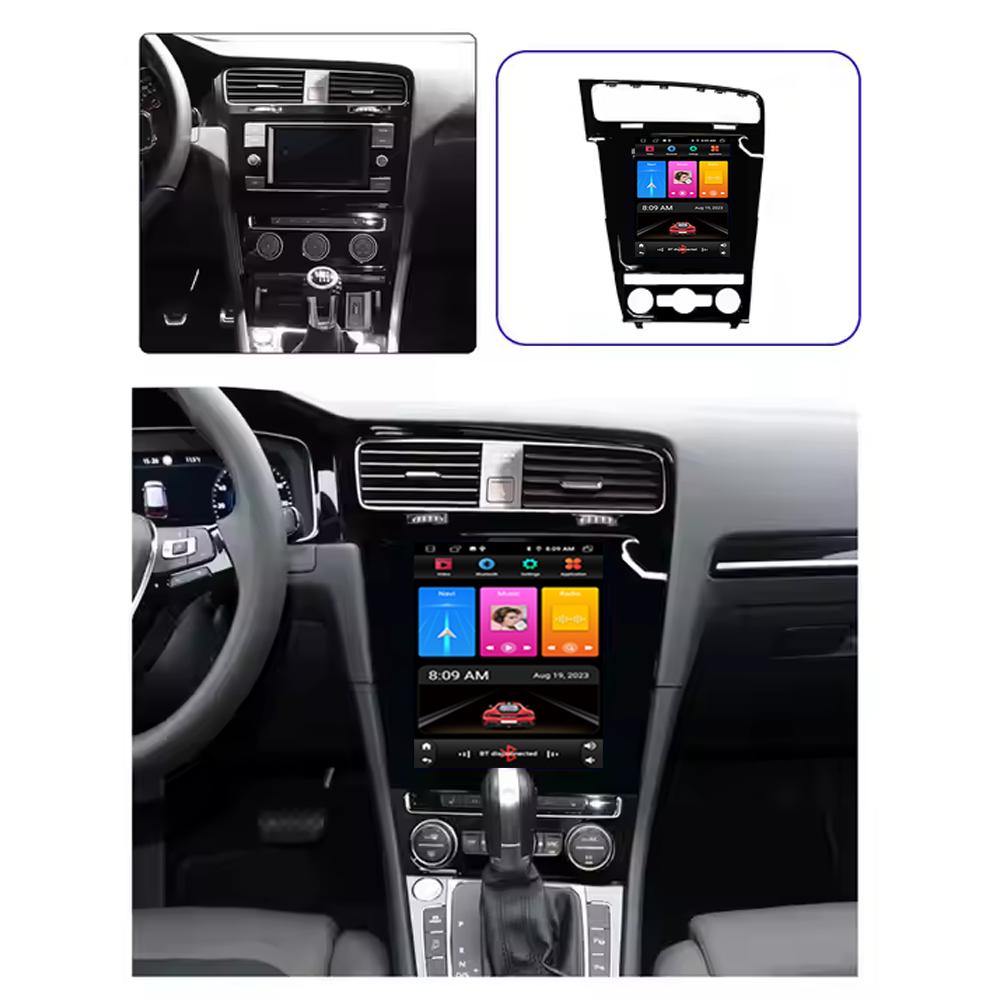 Carplay BT Android Dla Volkswagen Golf 7 2012 - 2020 Radio Samochodowe Nawigacja GPS Samochodowa Odtwarzacz Multimedialny Ekran Dotykowy 2din DVD