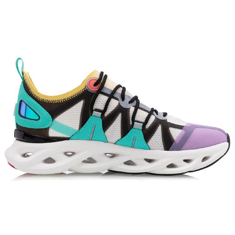 Li Ning Arc Comfortable Shock Absorption Non-Slip Wear-Resistant Breathable Lightweight Low-Top Running Shoes Women sneaker ARHQ088-4