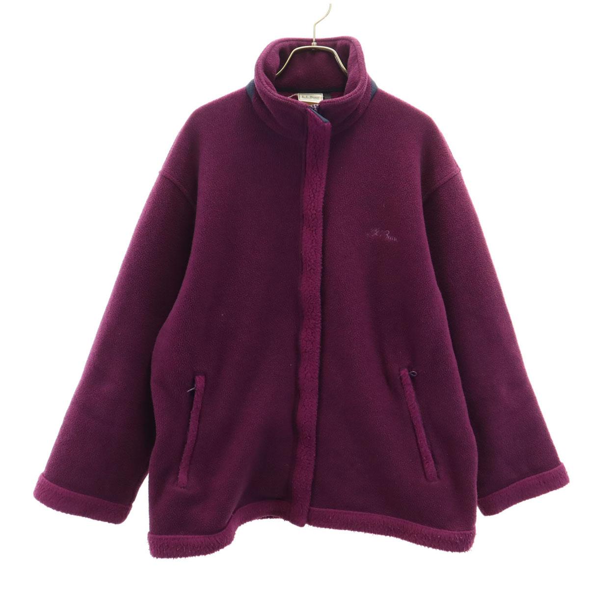 

L.L.Bean 80s Old Fleece jacket purple Outdoors Women Used