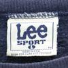 Lee 90s Made in USA Old Long sleeve sweat trainer L SPORT fleece lining Men's Used