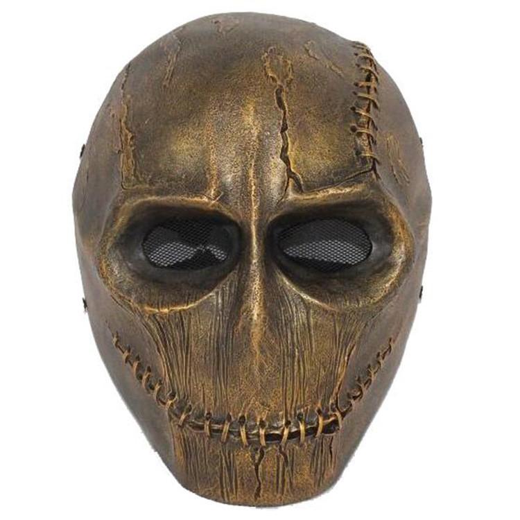 

Disturbing And Silver Copper Ghost Face Mask For Halloween And Other Festive Occasions Copper COS Mask
