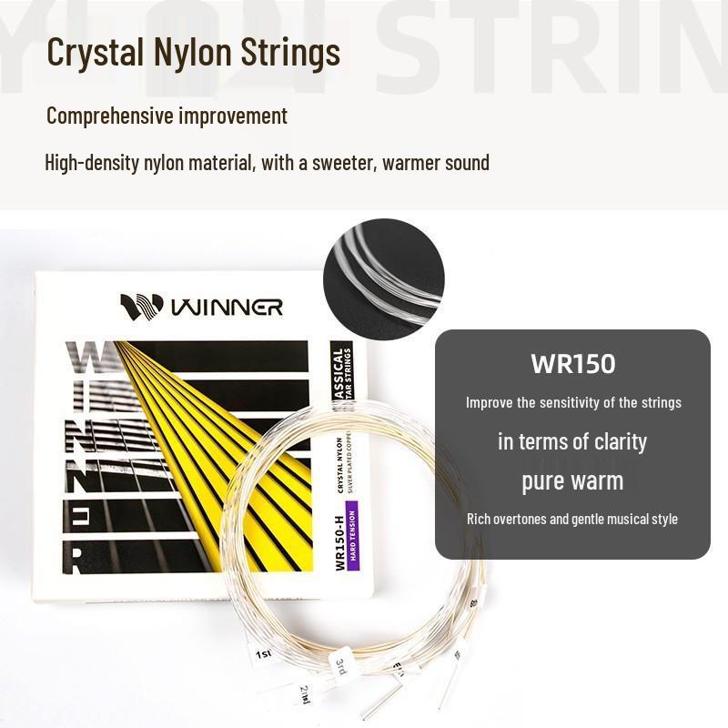 Winner WR150/170 Carbon Fiber Classical Guitar String Set (6 Nylon Strings)