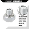 UXCELL Oil Pressure Coolant Adapter Fitting Sensor Adapter Set for LS Series Engine