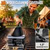 2-Speed Settings Electric Grill Brush Removable Head Grill Cleaning Tool  Charcoal Grill