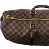 Used Louis Vuitton Damier Keepall 50 N41427 Boston Bag Canvas Brown Authentic 13296