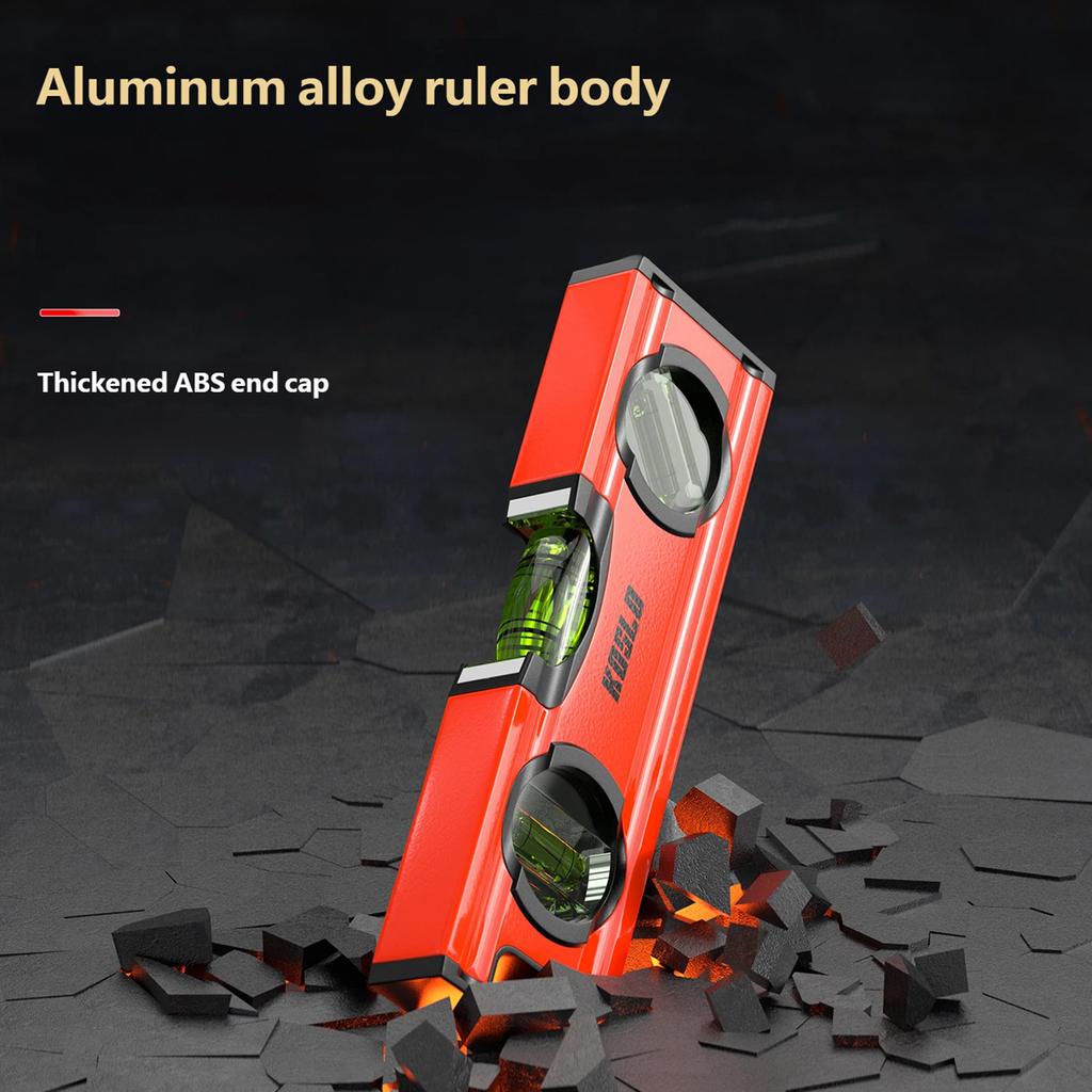 Durability 120mm/170mm Aluminum Magnetic Spirit Level For Accurate Horizontal And Vertical Measurements In Building Work