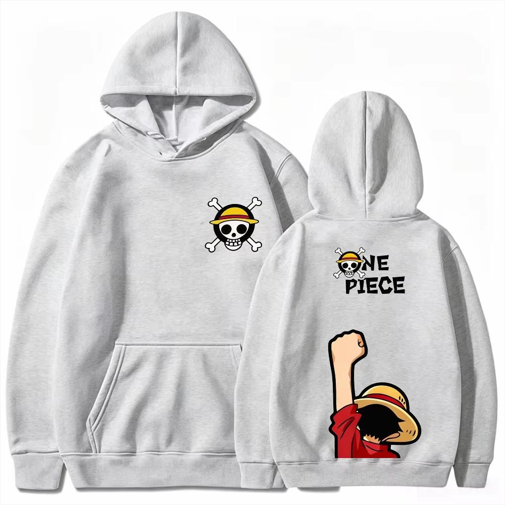 Ανδρικό Φούτερ One Piece Εκτύπωση Luffy Υψηλής Ποιότητας Φλις Πουλόβερ Ζεστό Καθημερινό Στυλ Δρόμου Κορυφή Για Φθινόπωρο Και Χειμώνα
