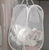 Foldable Mesh Laundry Basket, Solid Color, Breathable, Dirty Clothes Basket, Toy and Miscellaneous Items Storage Basket