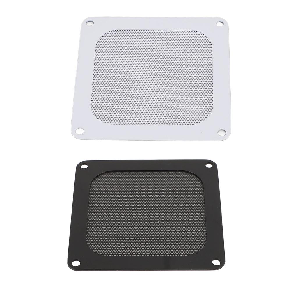 4PCS PVC Computer Fan Filter Grills Magnetic Frame PC Fan Dust Mesh PC Cooler Filter 3.66x3.66in