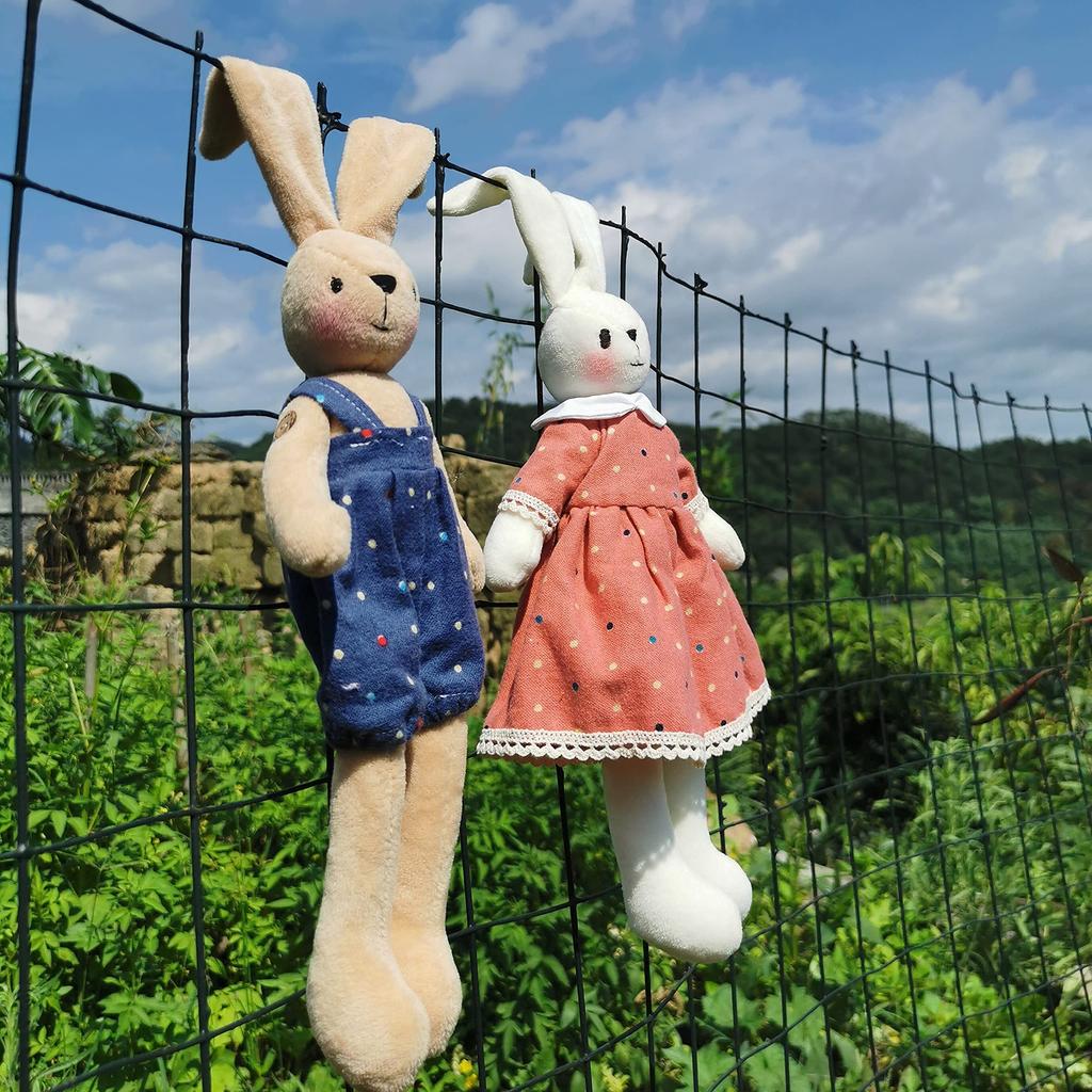 Doll making kit for adults and kids, DIY stuffed animal sewing kit, cute animal doll, gift for girls, handmade doll craft kit. (Rabbit Boy)