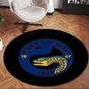 Parramatta Eels (1) Round Office Rug Decorative Floor Rug for Office Bedroom Living Room and Home Space
