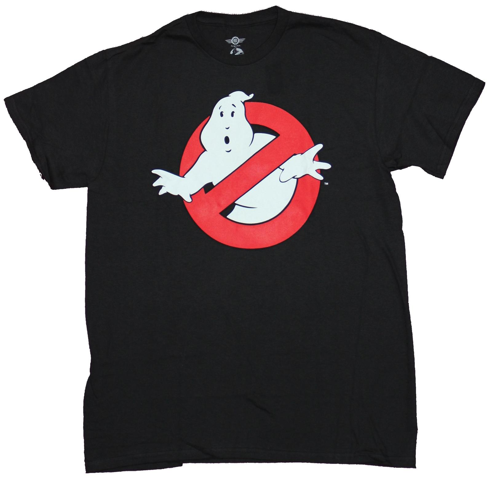Ghostbusters Adult New T-Shirt - Classic No Ghost Logo Pic S