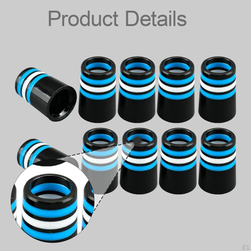 10 Pieces Golf Club Ferrules 370 Shaft Covers, Premium Replacement Durability Portable,