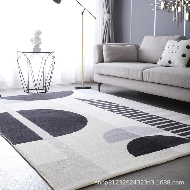 Modern Japanese-Style Imitation Cashmere Carpet for Living Room or Bedroom