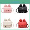 Classic Butterfly Bow Girl Mini Shoulder Bag With Pu Material For Daily Use