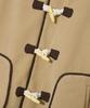 Trillion Unisex Fleece Duffle Hooded Coat Jacket [Beige]