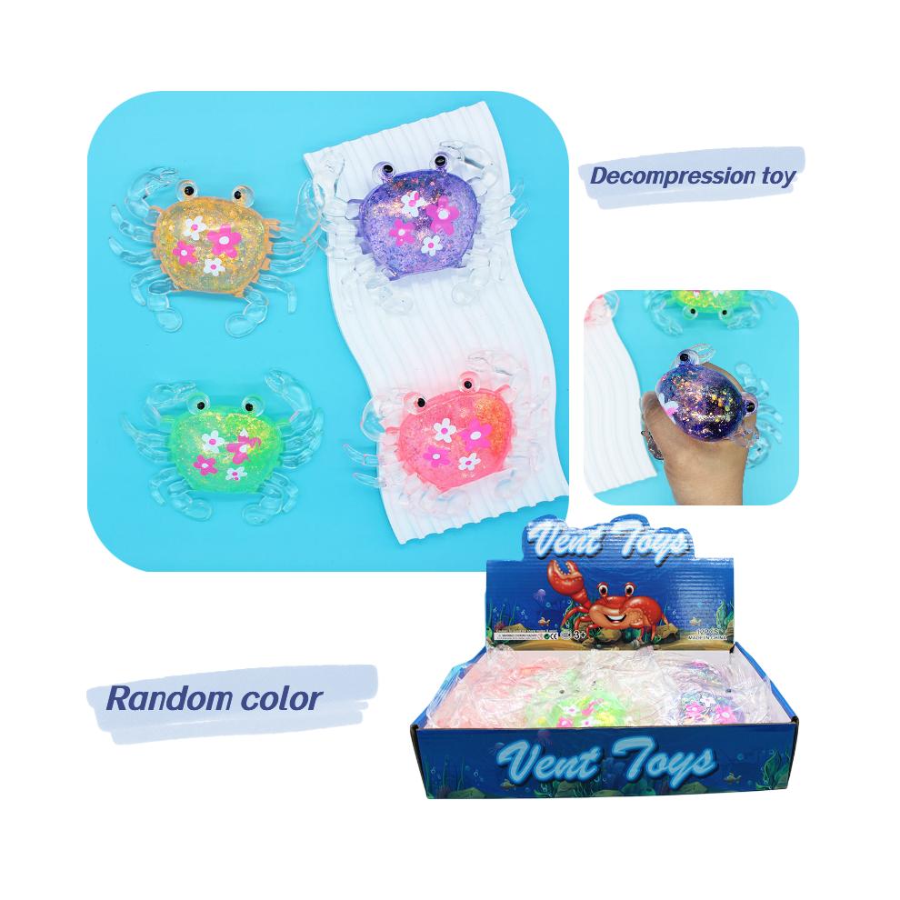 Flower Crab Large Decompression Toy Animal Squeeze Slow Rebound Soft Kid Squishy