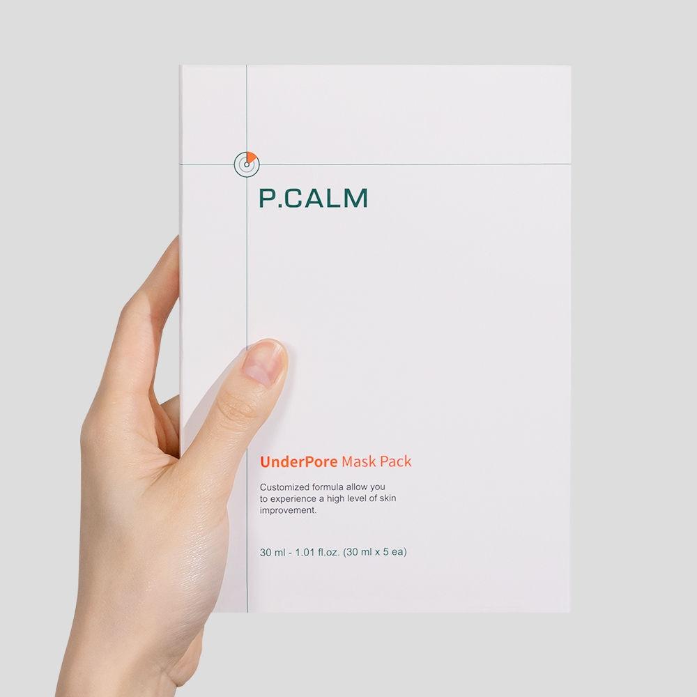 Pecam [triple Gauze Adhesion Care] Pecam Underpore Mask Pack 5 Sheets
