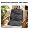 Car Seat Back Protector Waterproof Kick Mat Adjustable for Parents