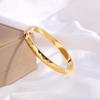 Women's Rhombus Fashionable, Simple and High-end Bracelet with Round Opening and Irregular Shape