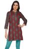 Moomaya Printed Side Slit Short Kurta Tunic For Women Summer Wear Ladies