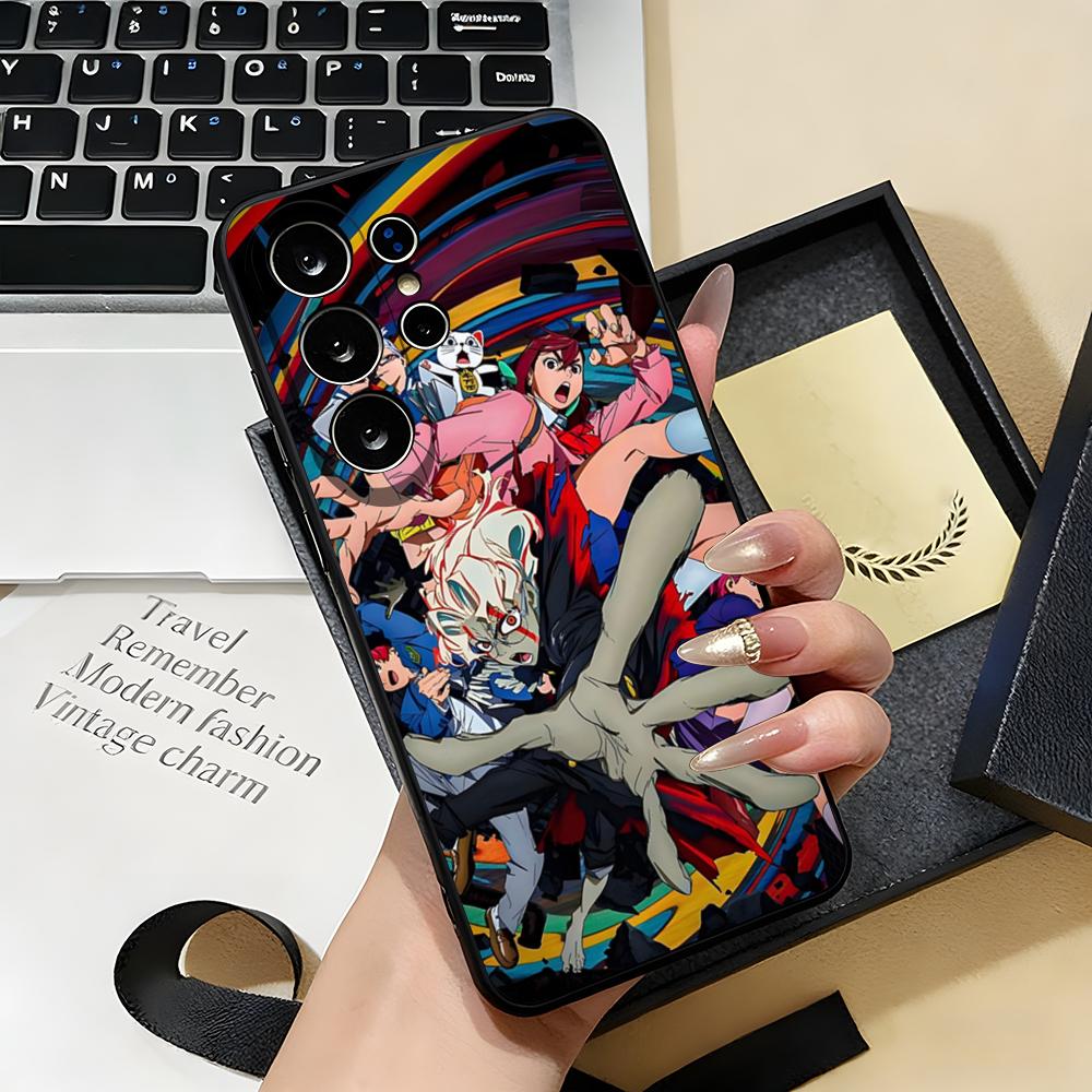 ANIME D-Dandadans Phone Case For Samsung S26 S25 S24 FE S23 S22 S21 Plus S20 Ultra Note20Ultra Black Soft Shell