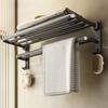 Bathroom Rack No Punching Space Aluminum Towel Rack Toilet Toilet Storage Towel Rack Bathroom