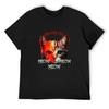 Halloween Costume Cat Funny Ch Ch Ch Meow Meow Scary Outfit T-Shirt Oversized T Shirt Funny T-shirt Vintage Clothes for Men