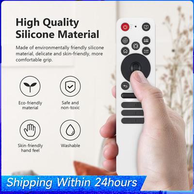 TV Remote Control Cover Anti-Slip Remote Case Lightweight Shockproof Silicone Case For 2025 LG OLED Smart TV