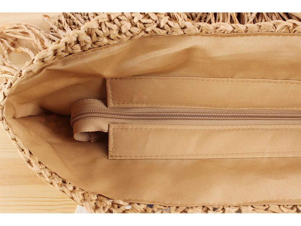 Handmade Tassel Woven Beach Bag – Large Capacity, Versatile Shoulder Bag for Women