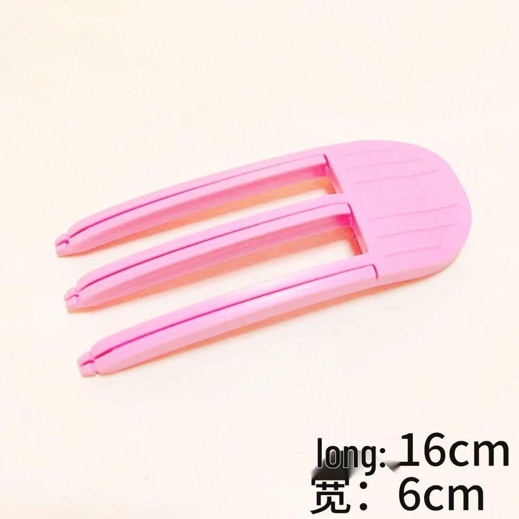 Korean Style Wind-Sculpted Updo Hair Clip for Women 2025: Fluffy Comb Pad for Forehead Bangs & High Skull Top