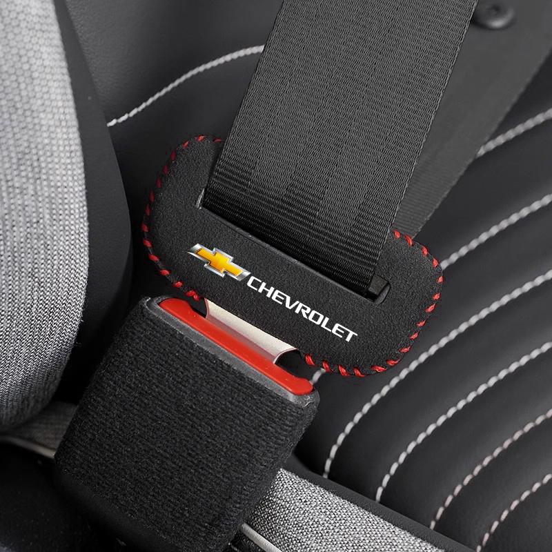 2Pcs Car Seat Safety Belt Buckle Cover Protective Accessories For Chevrolet Spark Captiva Cruze Malibu Equinox Trax Camaro