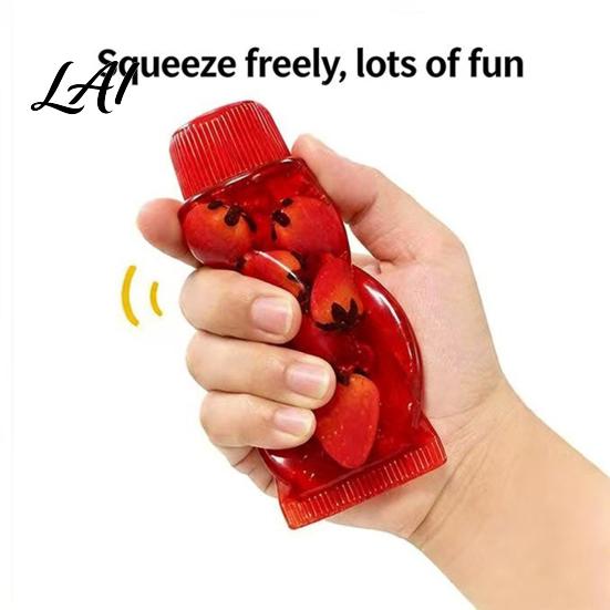 Toothpaste Tube Squeeze Toy Clear Toy Stress Relief Star Glitter Slow Rising Soft Transparent Sensory TPR