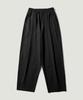 EASE Linen Elastic Waist Pants [Oversized Fit]_Black_Unisex