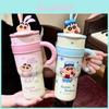 Crayon Shin Chan Insulated Travel Mug With Large Capacity And Straw For Office And Outdoor Use