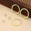 Copper Gourd Keyring Accessories with Alloy Buckle Parts