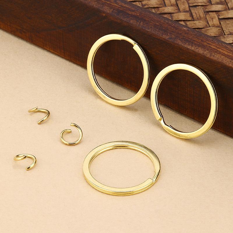 Copper Gourd Keyring Accessories with Alloy Buckle Parts