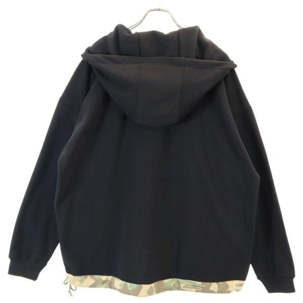 Brand new quolt Camouflage Anorak Parker L black Men's Used