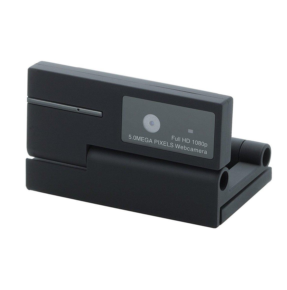 

ELECOM Mac Full Black Webcam, 5MP, Built-in Microphone, Compatible, HD, UCAM-DLI500TNBK чорний