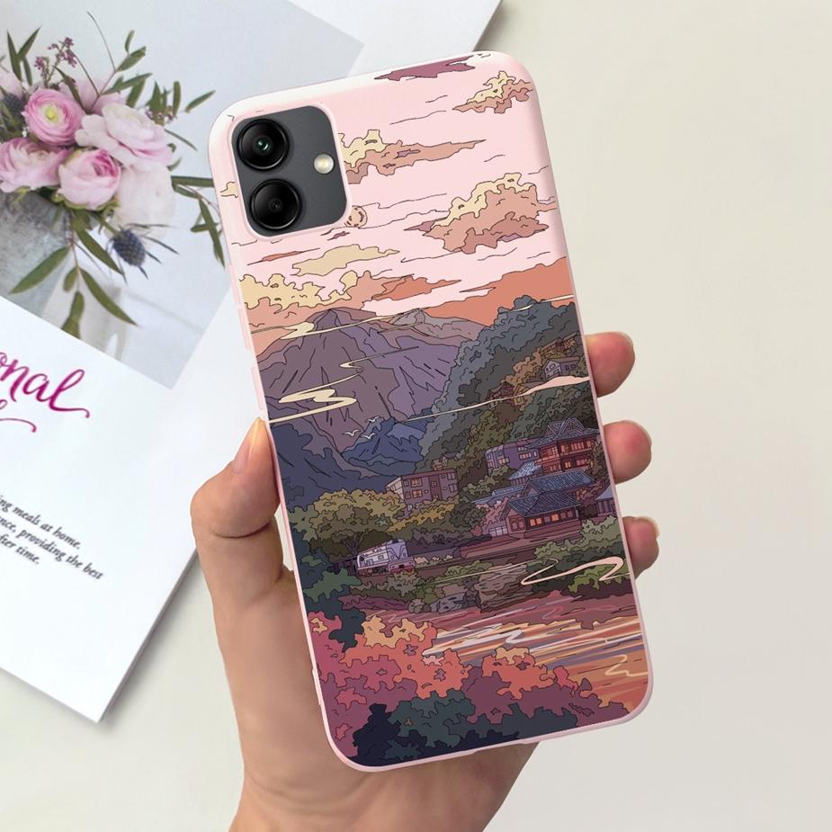 For Samsung Galaxy A04 A04e Case New Fashion Cartoon Painted Cover Soft TPU Phone Case For Samsung A04 A 04 S Galaxy A04s Bumper
