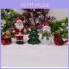 Claus Christmas Santa Tree Gift Bag With Snowman Resin Crafts For Decor Festive