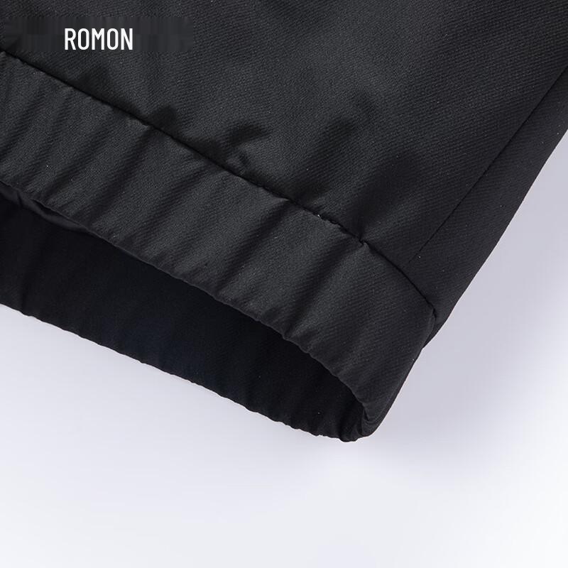 ROMON Men's Detachable Hood Anti-Wrinkle Business Casual Jacket