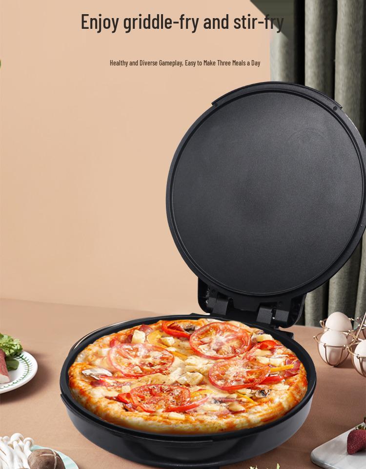 Elektrický palačinkovač s oboustranným ohřevem a prohloubenou plotnou - Komerční a domácí grilovací pánev