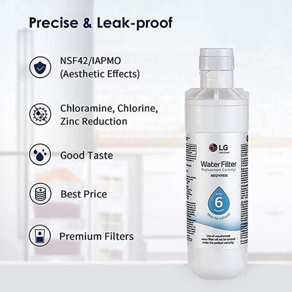 3 BALENÍ Pro LG-LT1000P ADQ747935 Náhradní sada vodního filtru do lednice