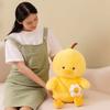 Gelbes Huhn mit pochiertem Ei, gefüllte Plüschtiere, weiches Sofakissen, Geschenk für Kinder, Geburtstagsgeschenk